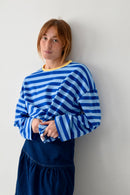 T-Shirt Núria Bleu y Jaune