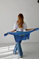 T-Shirt Núria Bleu y Jaune