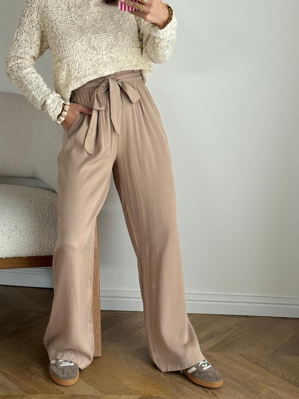 Pantalon Côme Beige