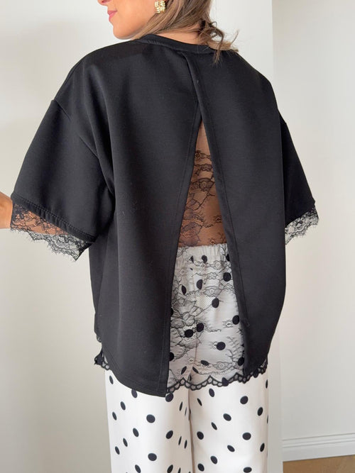 Camiseta | Aplastar negro