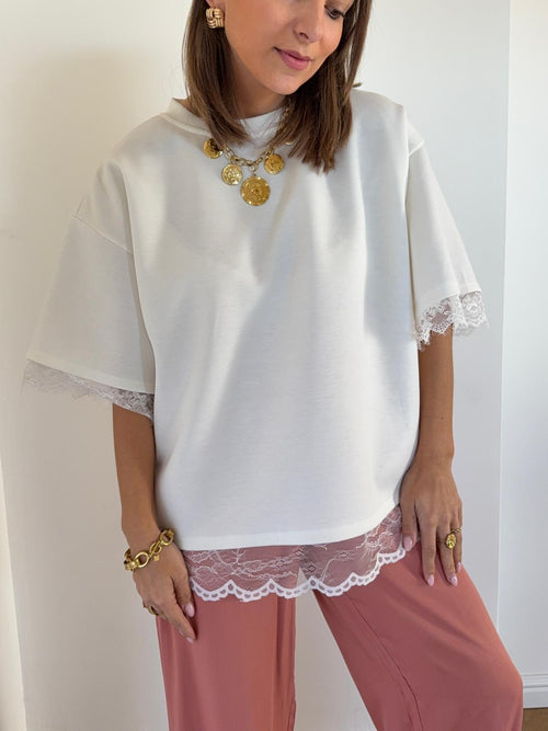 Camiseta | aplastar blanco