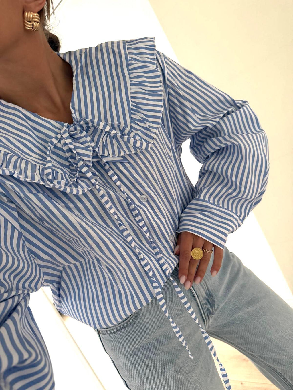 Chemise Claudine Rayée