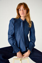 Chía Lazo Denim Blouse