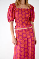 Top Casiopea Rouge y Orange