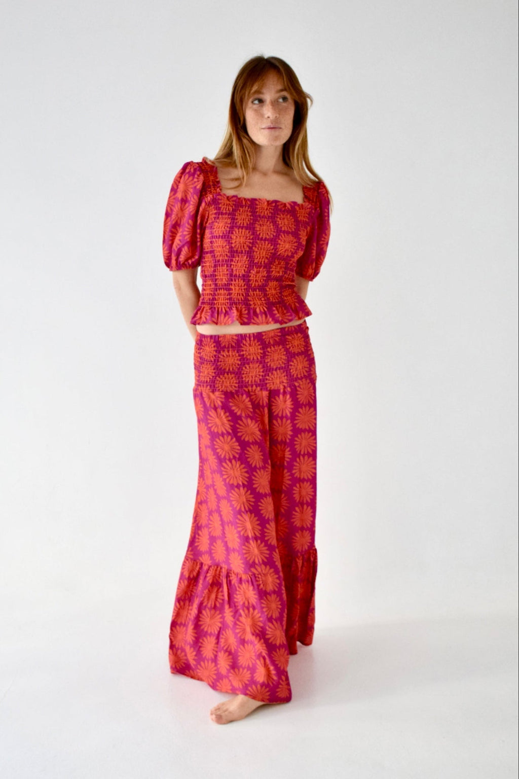 Casiopea Skirt Red and Orange
