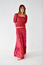Casiopea Skirt Red and Orange