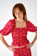 Top Casiopea Rouge y Orange