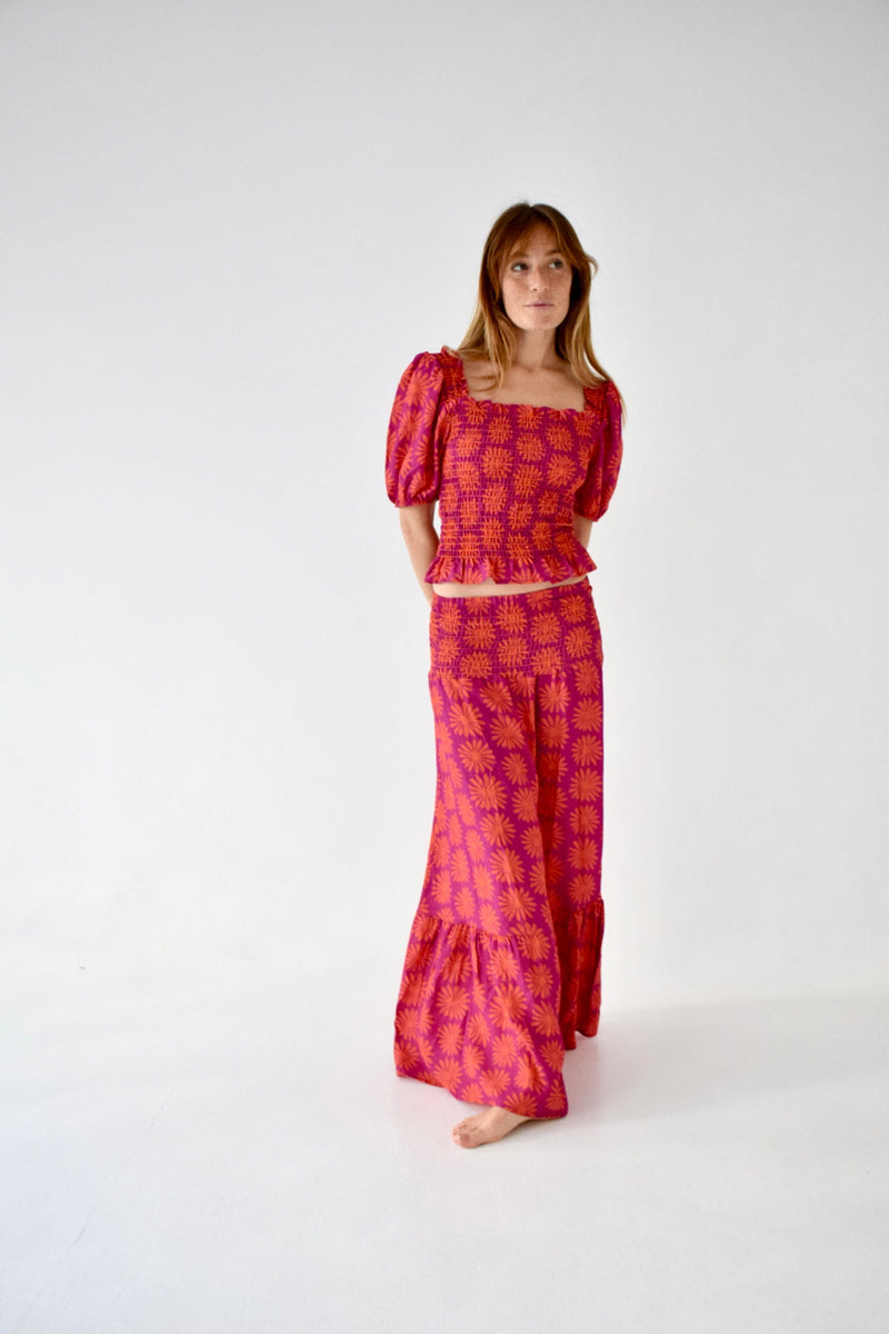 Top Casiopea Rouge y Orange