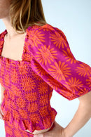 Top Casiopea Rouge y Orange
