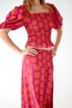 Casiopea Skirt Red and Orange