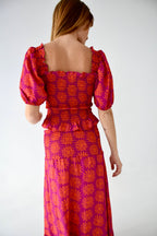 Casiopea Skirt Red and Orange