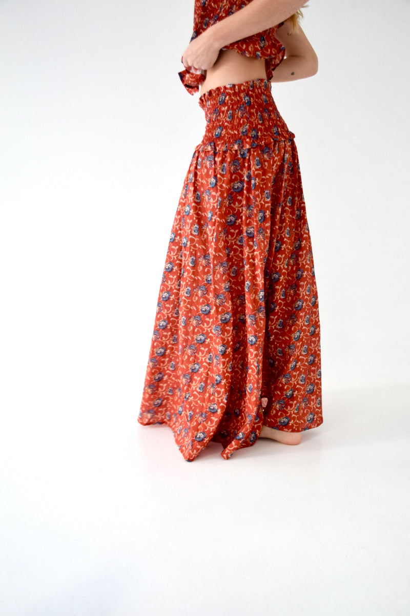 Bruna Lirio Skirt Red