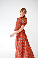 Bruna Lirio Skirt Red