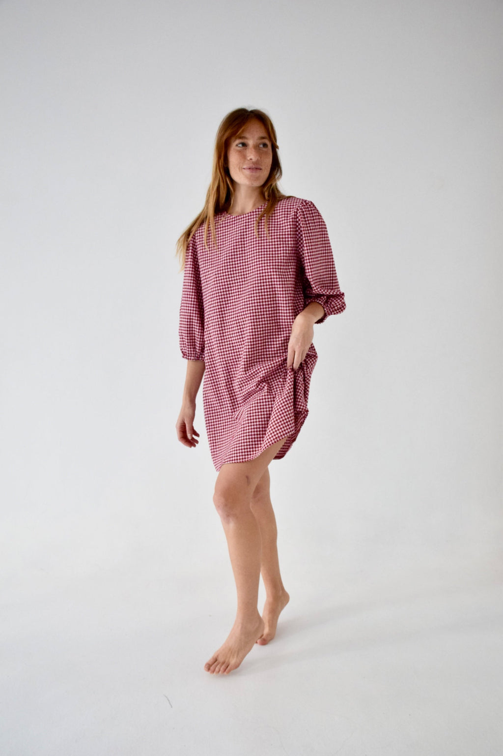 Vestido Mirela Burdeos