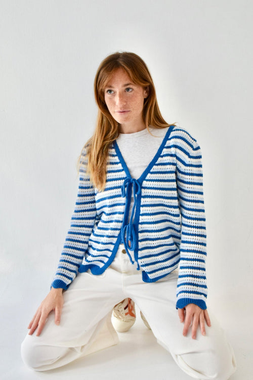 Cardigan Carmina Bleu