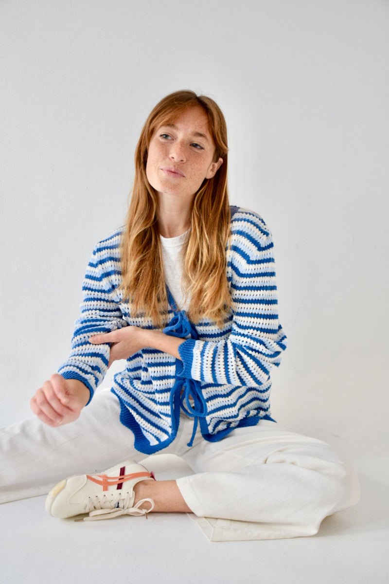 Cardigan Carmina Bleu