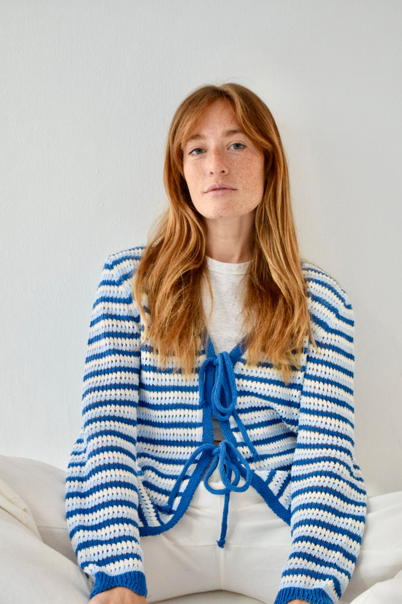 Cardigan Carmina Bleu