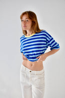T-Shirt Nunu Bleu Clair y Bleu