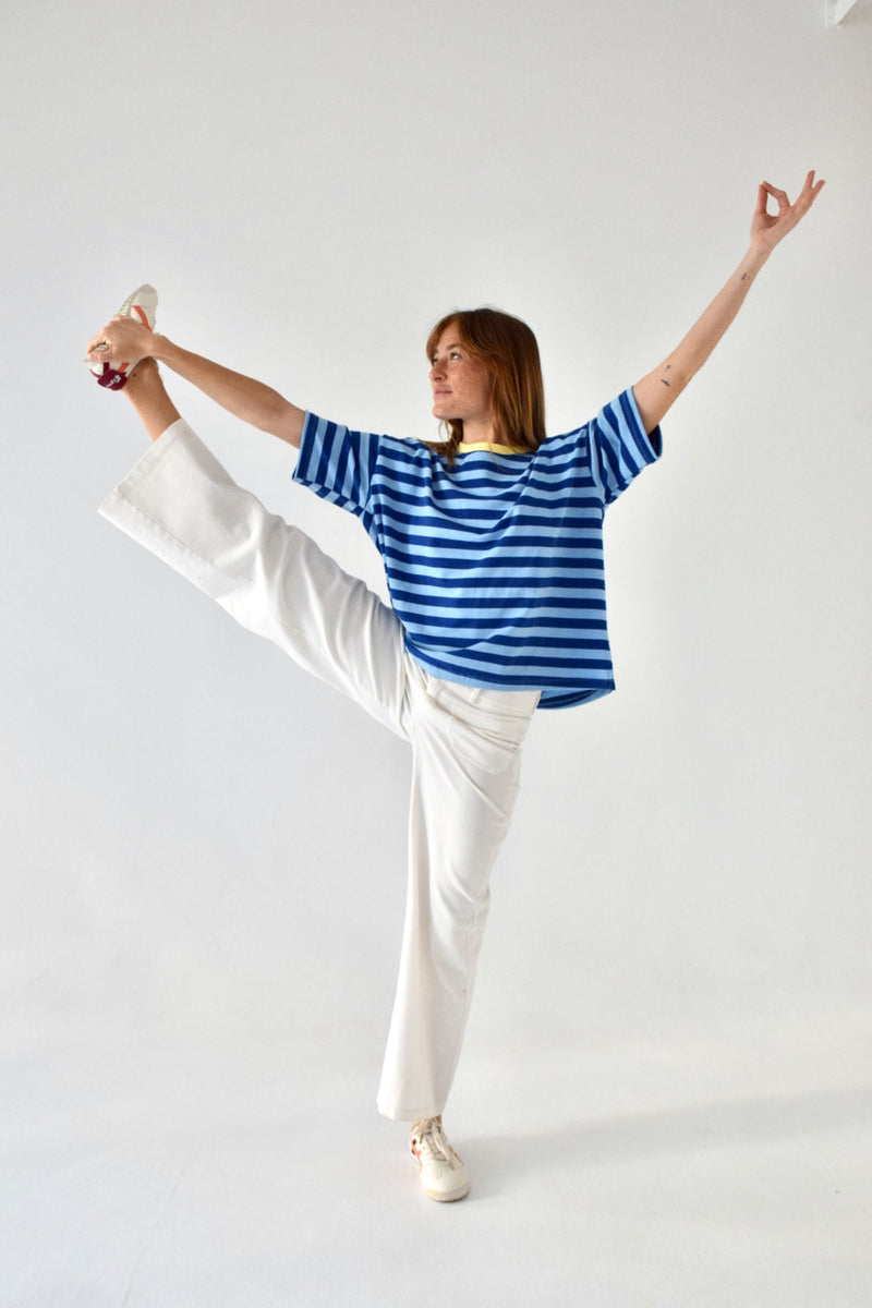 T-Shirt Nunu Bleu Clair y Bleu