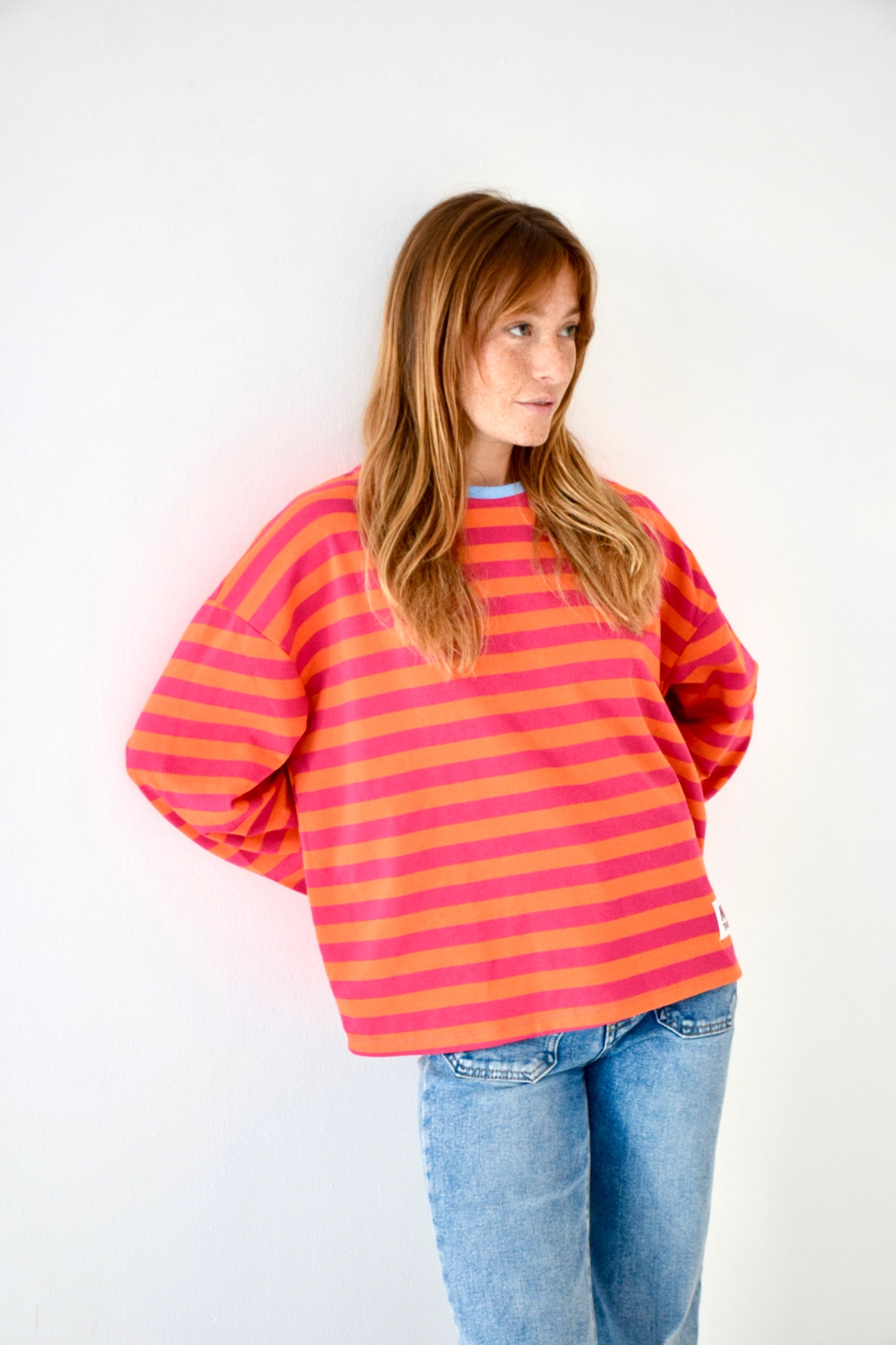 Núria Fuchsia and Orange T-Shirt