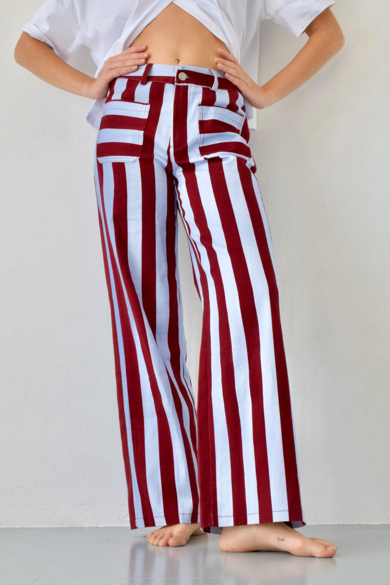 Jean Valeria Rayas Burgundy y Bleu Clair