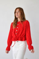 Cardigan Josephine Rouge