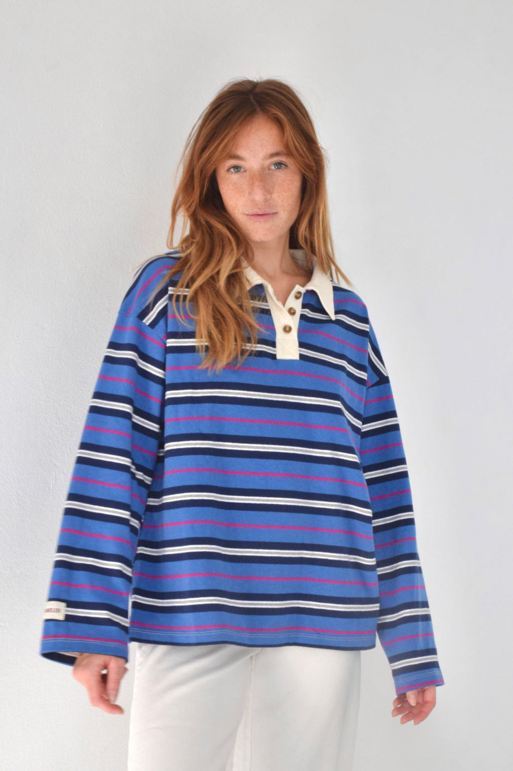 Filipa Navy Polo Shirt