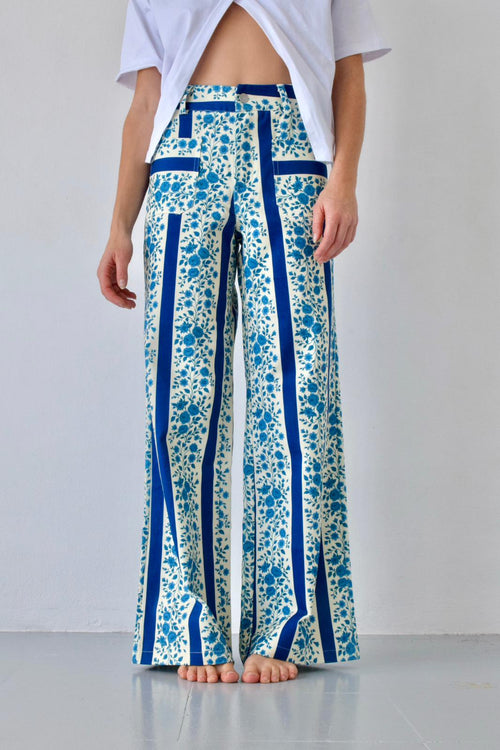 Valeria Flores Jeans Blue