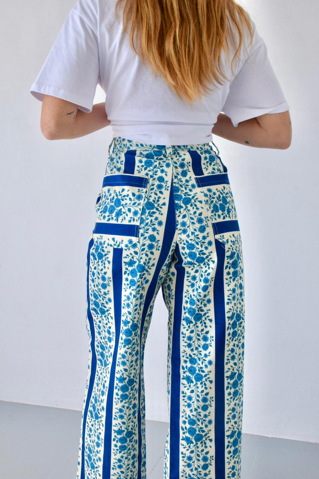 Valeria Flores Jeans Azul