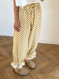 Pantalones a lunares amarillos