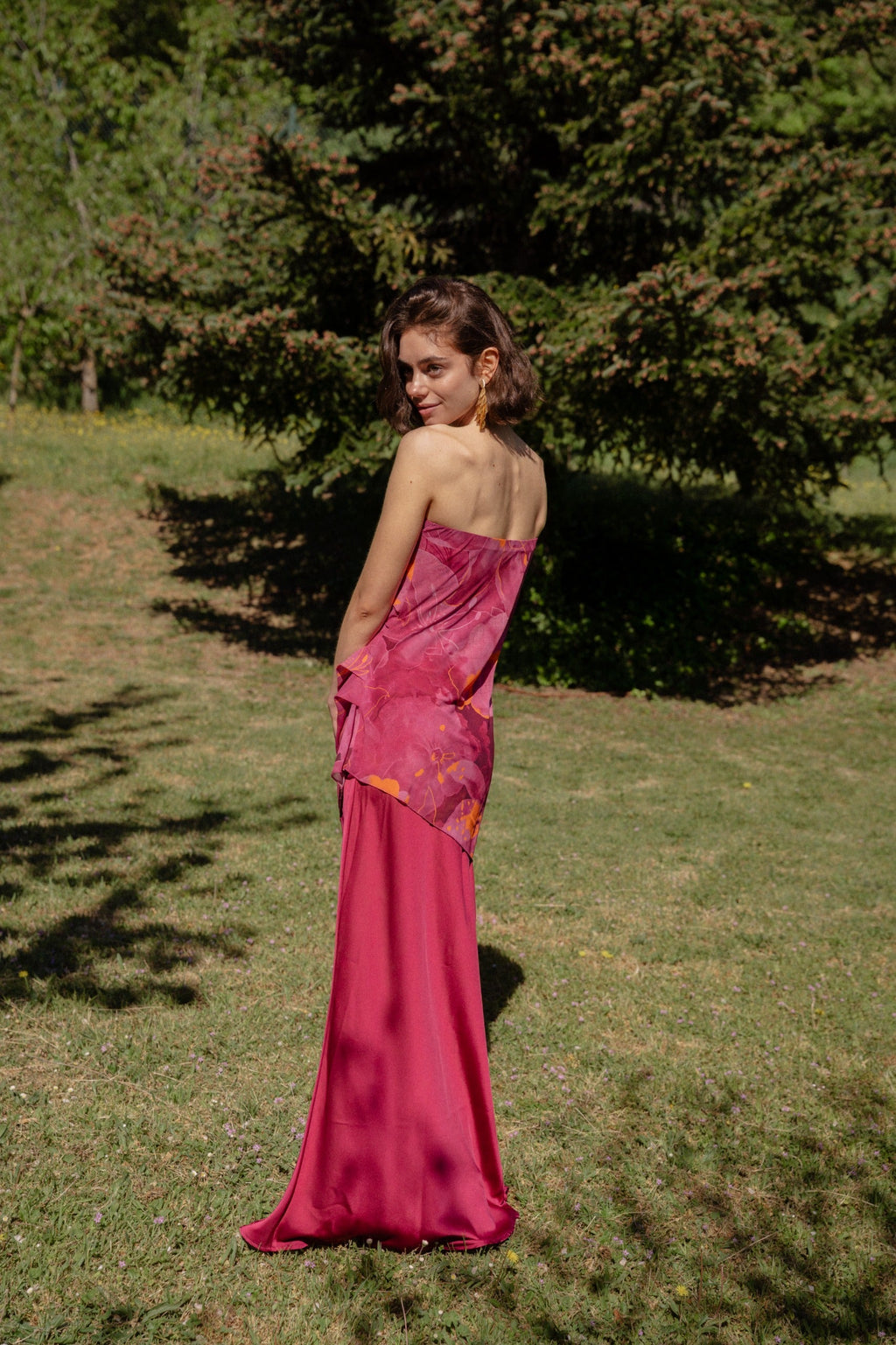 Vestido morado Iris