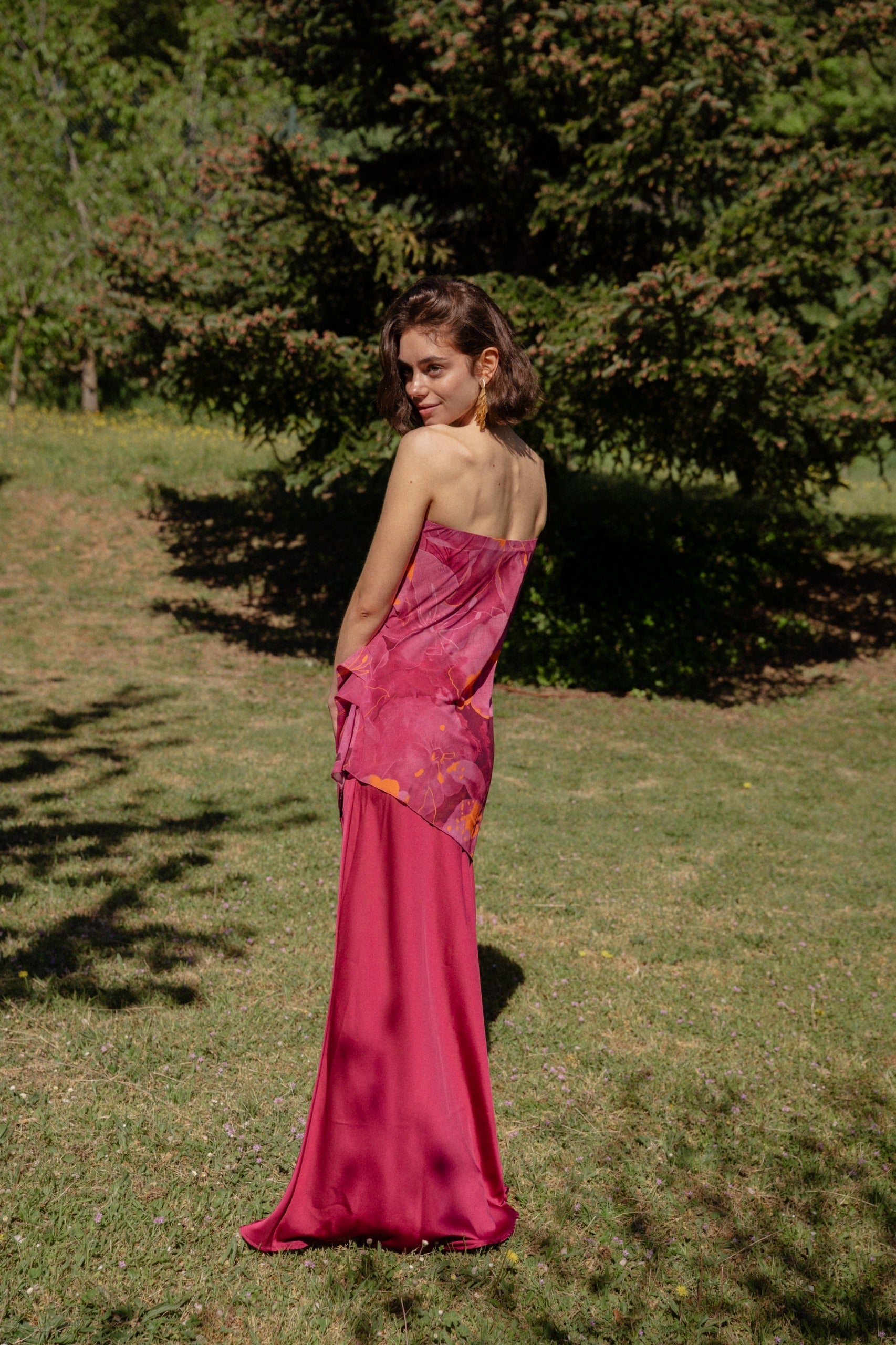 Vestido morado Iris