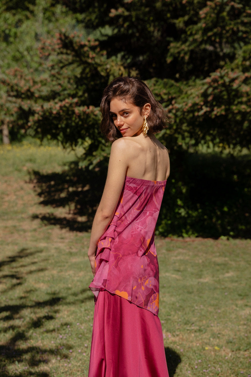 Vestido morado Iris