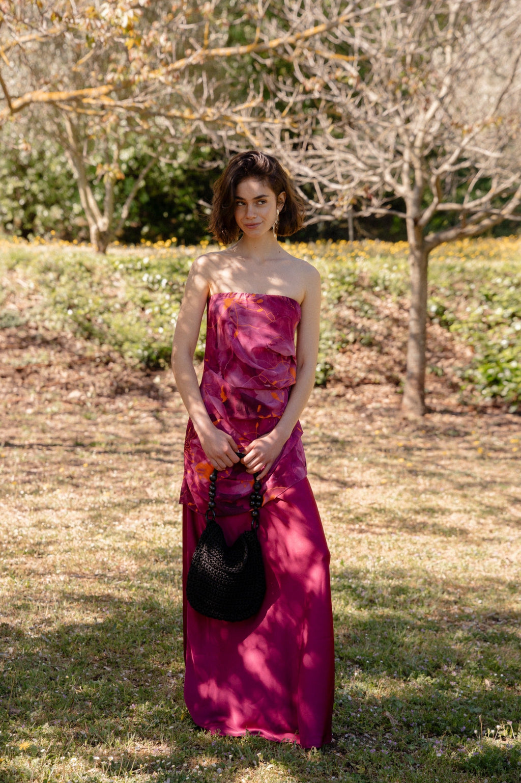 Vestido morado Iris