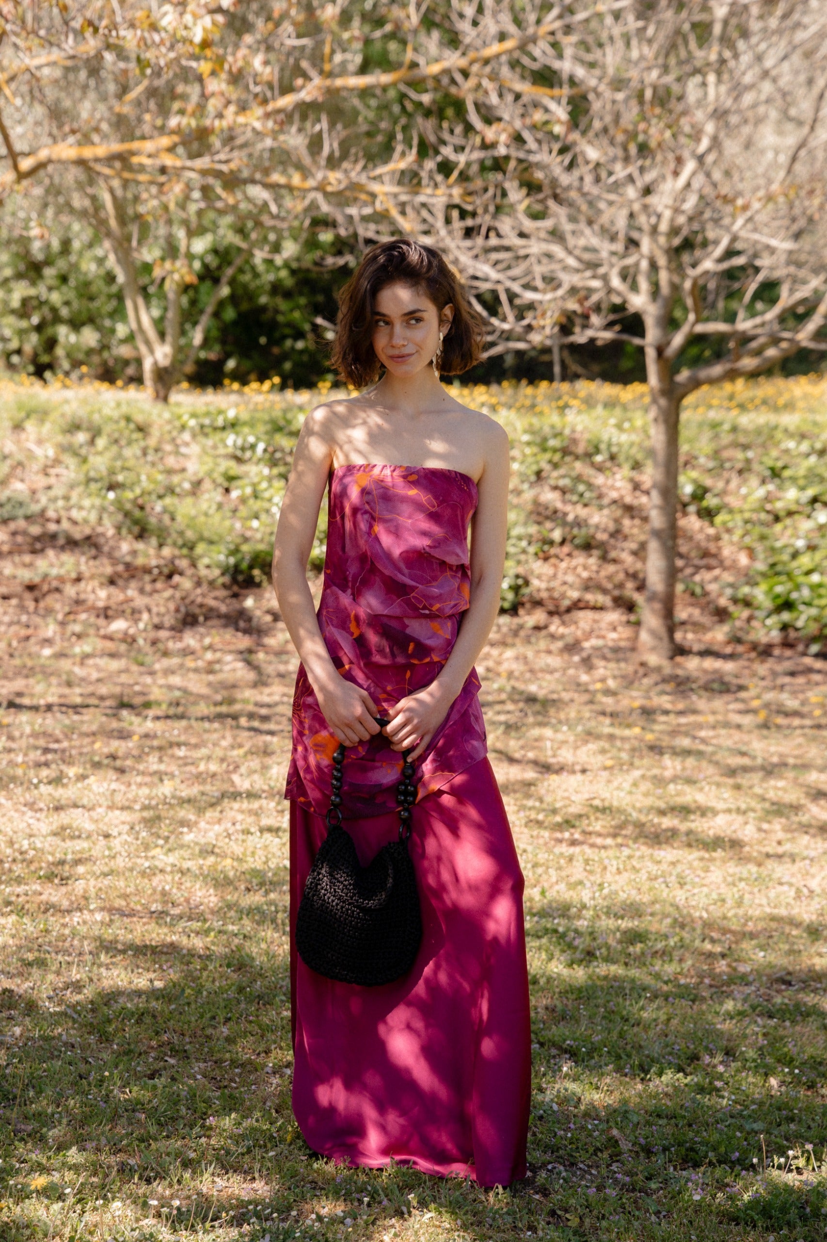 Vestido morado Iris