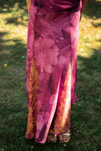 Jimena Falda Reversible Buganvilla y Ocre
