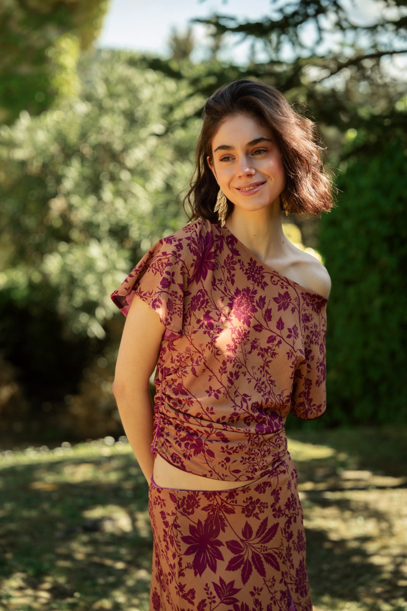 Tapa Jimena Buganvilla y Ocre Reversible