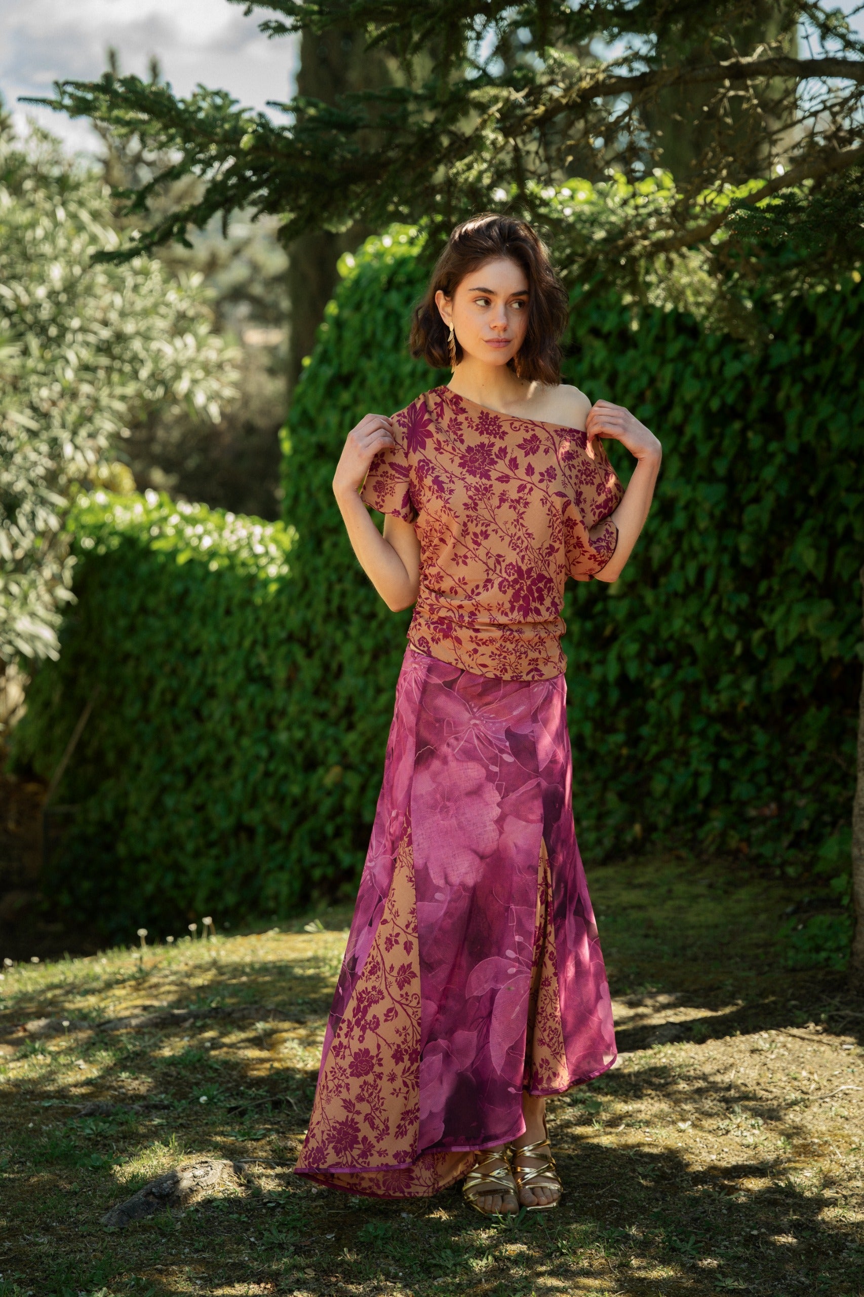Tapa Jimena Buganvilla y Ocre Reversible
