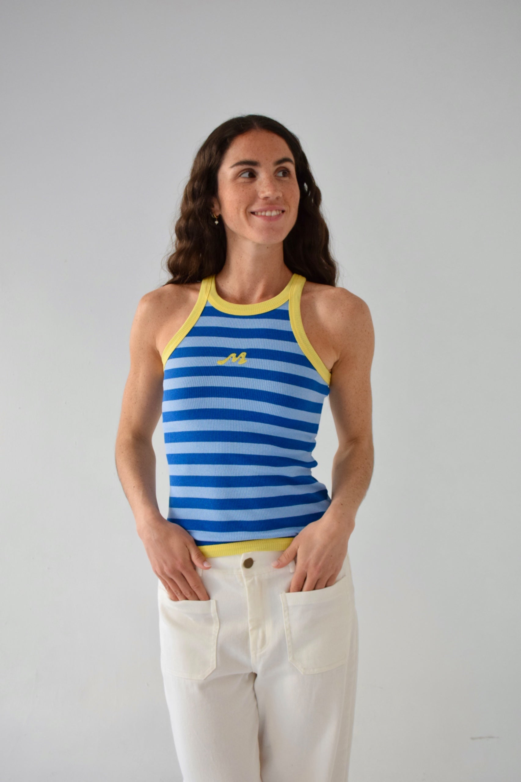 Top Nuri Light Blue and Blue