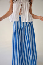 Falda Beth Rayas Azul