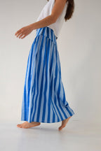 Falda Beth Rayas Azul