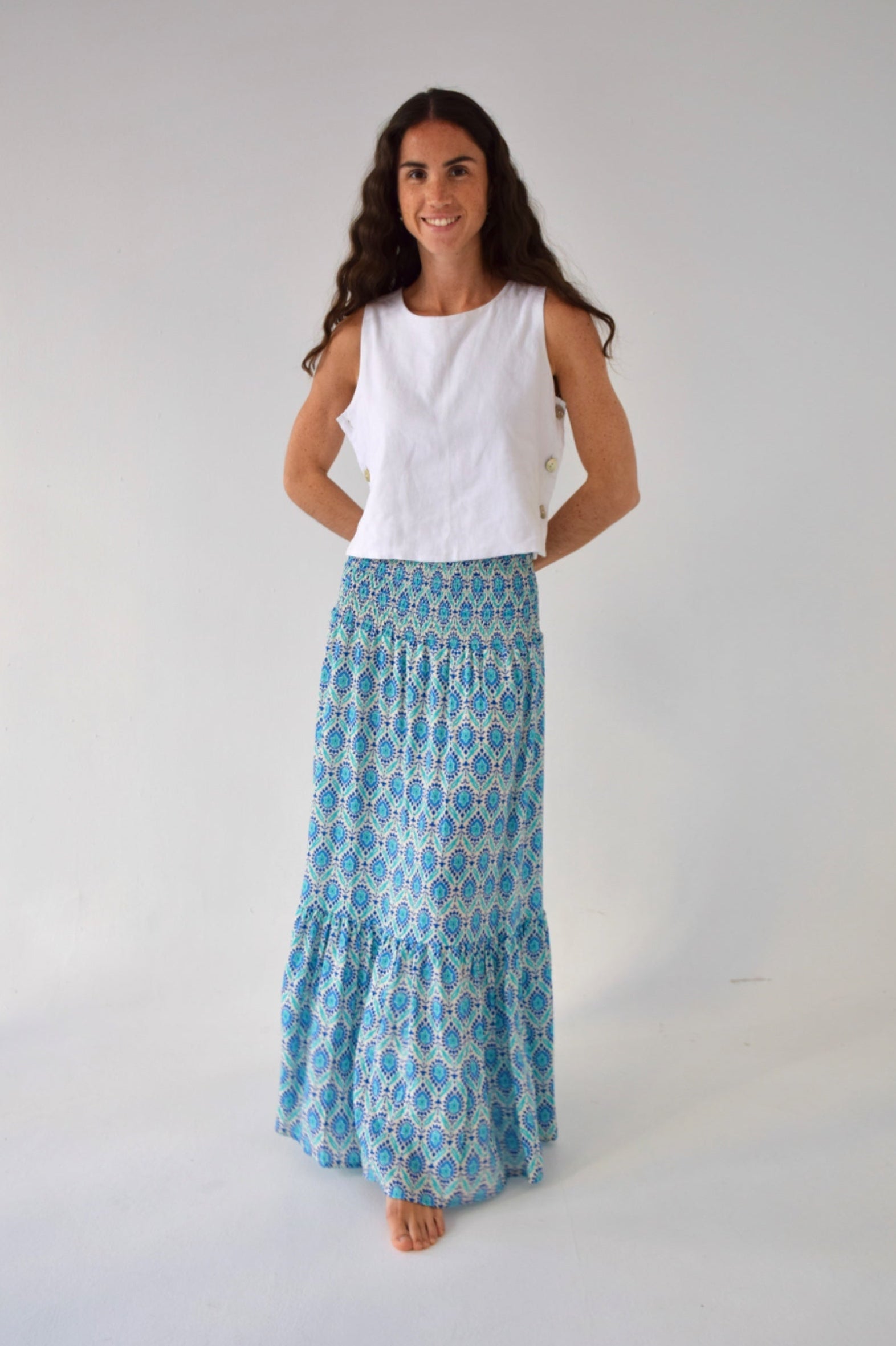 Falda azul marino Mica