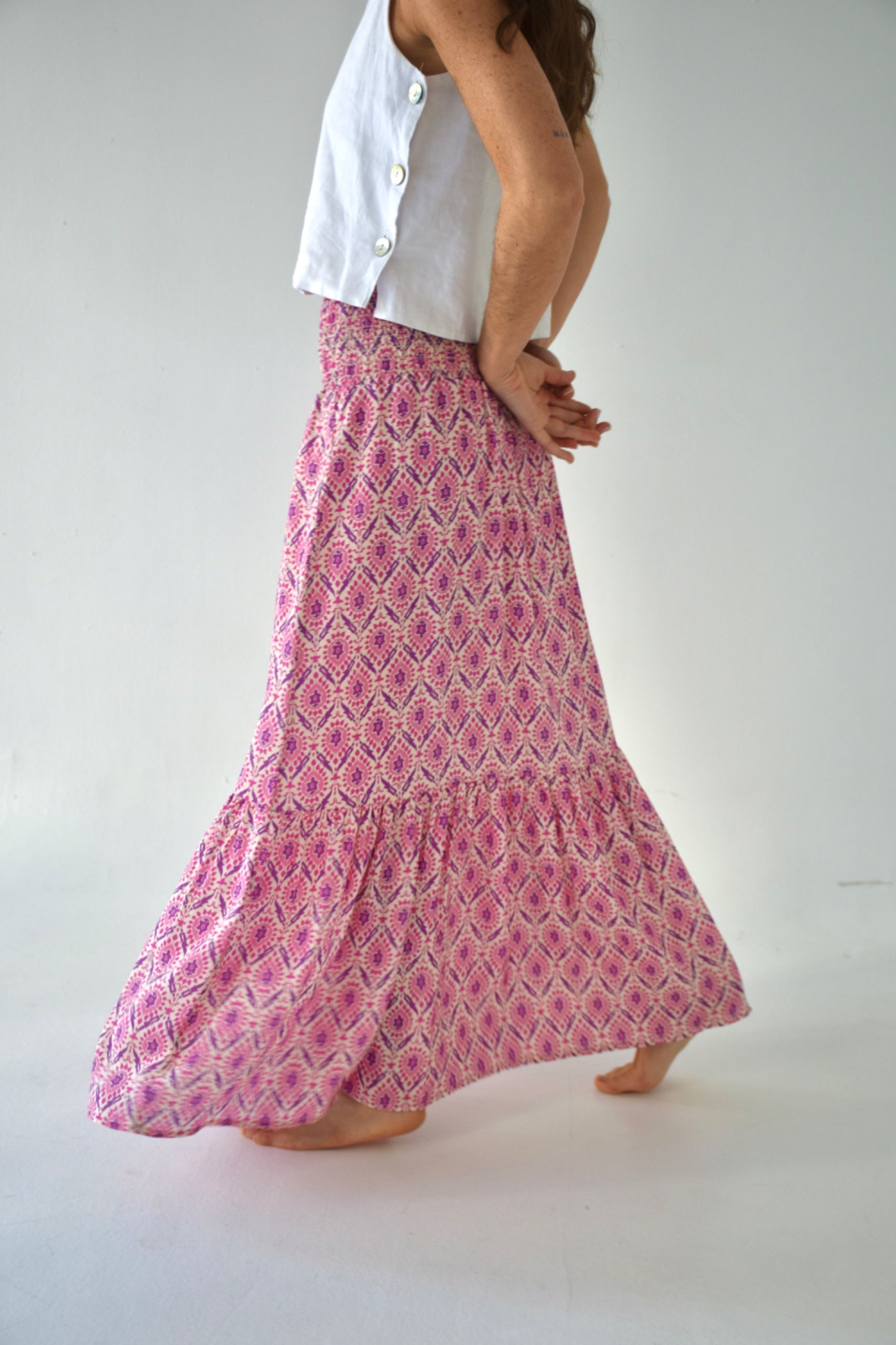 Pink Mica Skirt