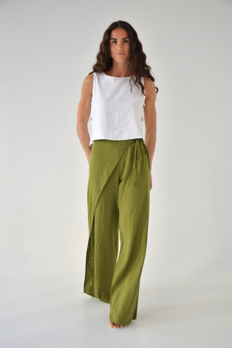 Pantalon Carlota Vert