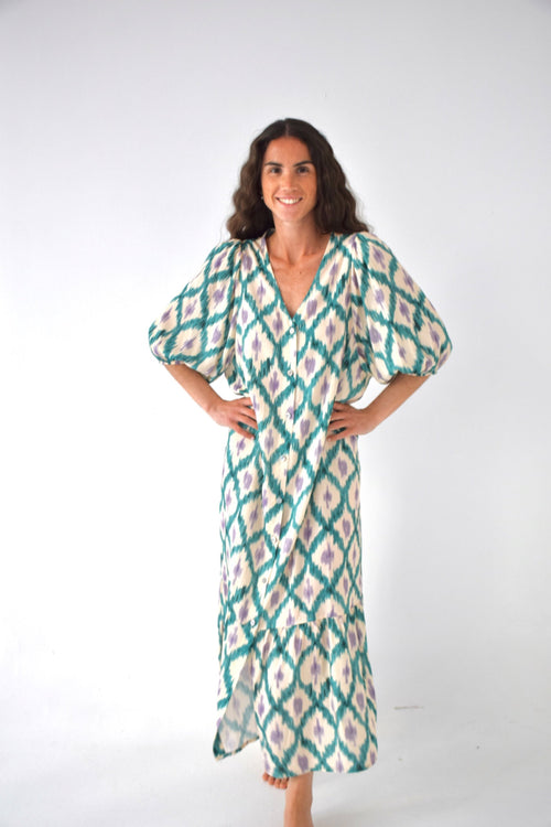 Turquoise Mica Dress