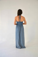Gina Vichy Navy Dress