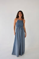 Gina Vichy Navy Dress