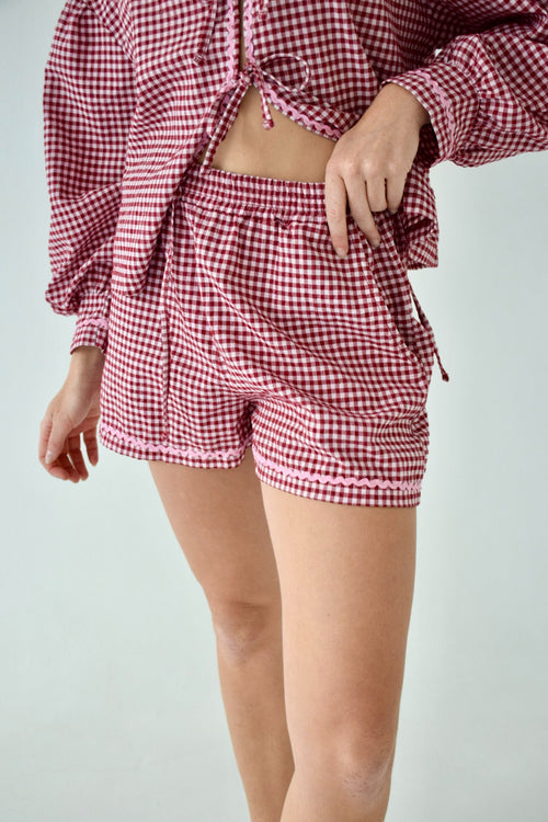 Shorts Marta Vichy Burgundy