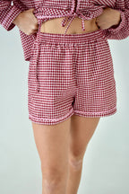 Shorts Marta Vichy Burgundy