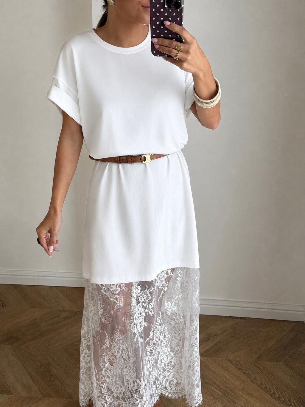 Robe May Blanc